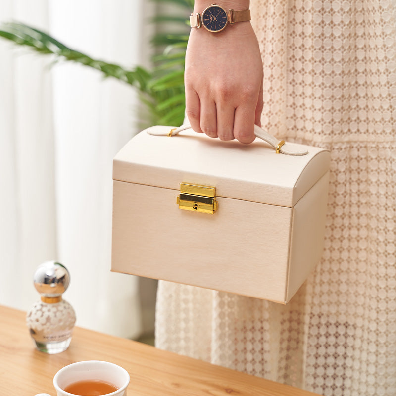 Jewellery Box for Women with Drawers, Leather Jewellery Case Organizer for Girls, Gift for Her, Birthday Christmas Gifts