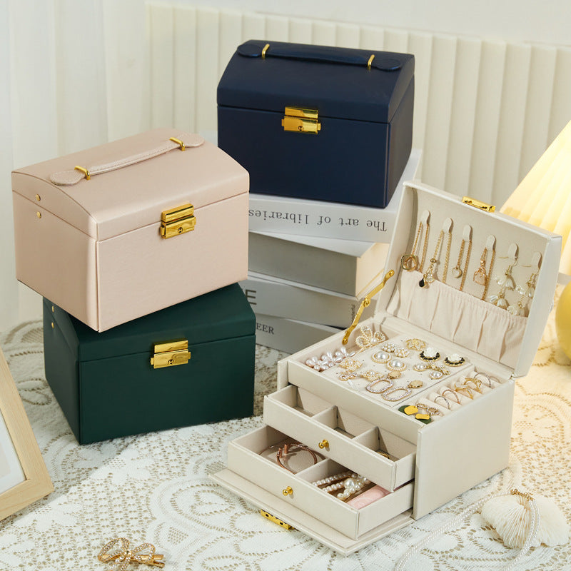 Personalised Jewellery Box for Women Girls with Drawers