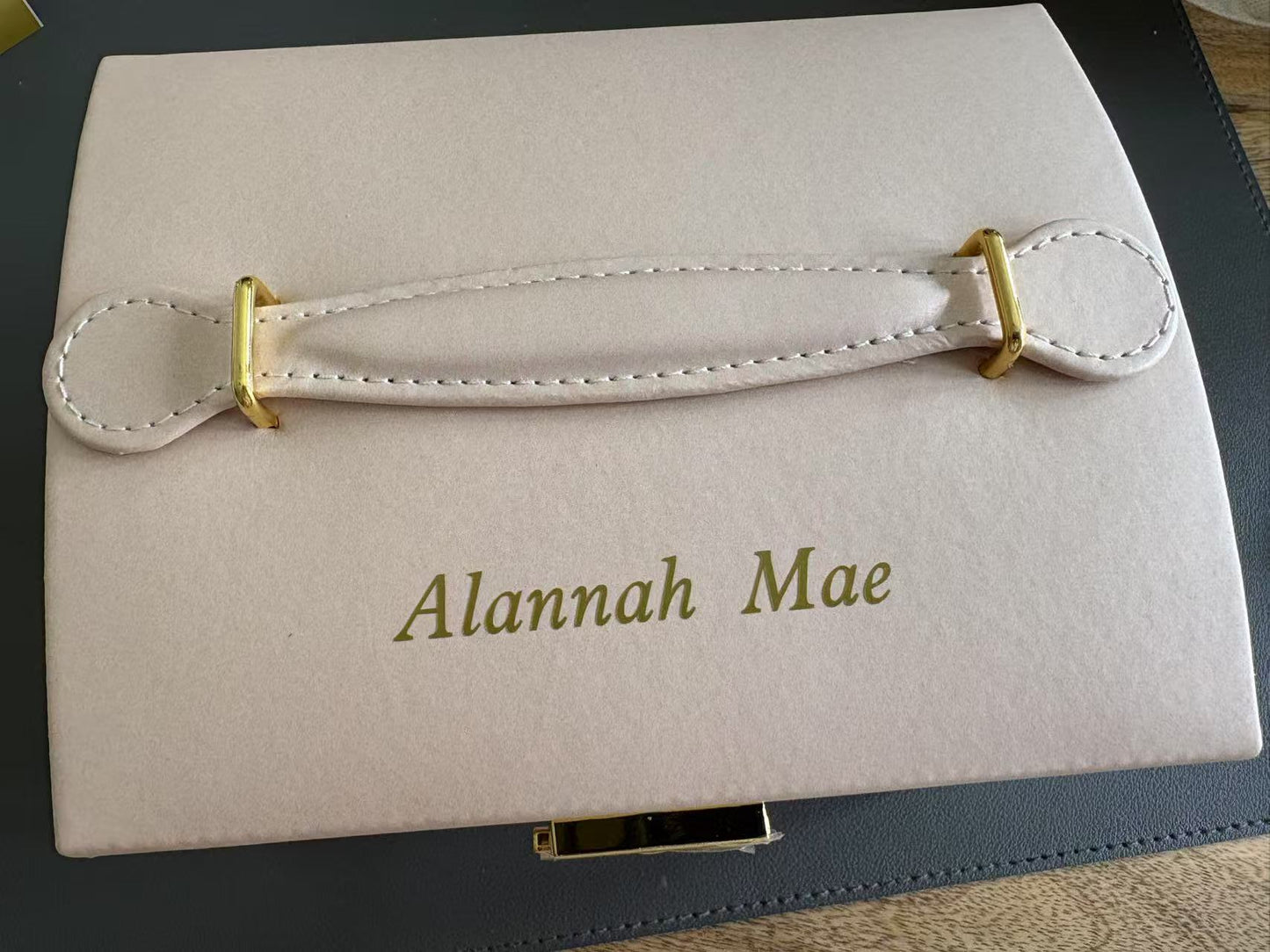 Personalised Jewellery Box for Women with Drawers, Leather Jewellery Case Organizer for Girls, Gift for Her, Birthday Christmas Gifts