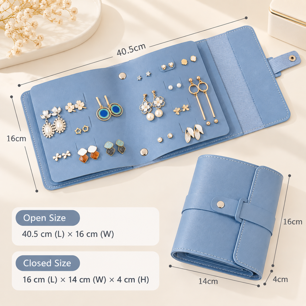 Personalised Jewellery Organiser Book
