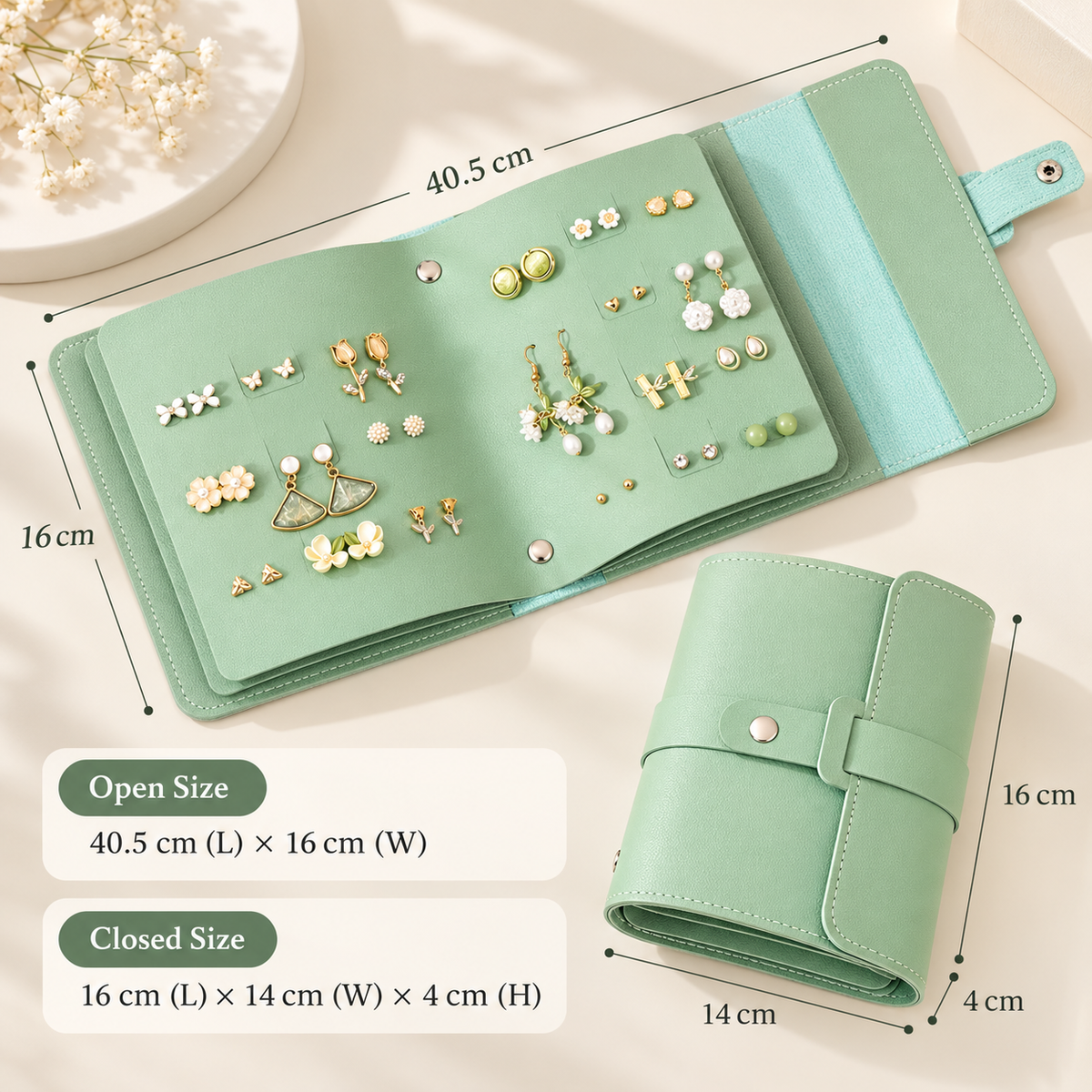 Personalised Jewellery Organiser Book