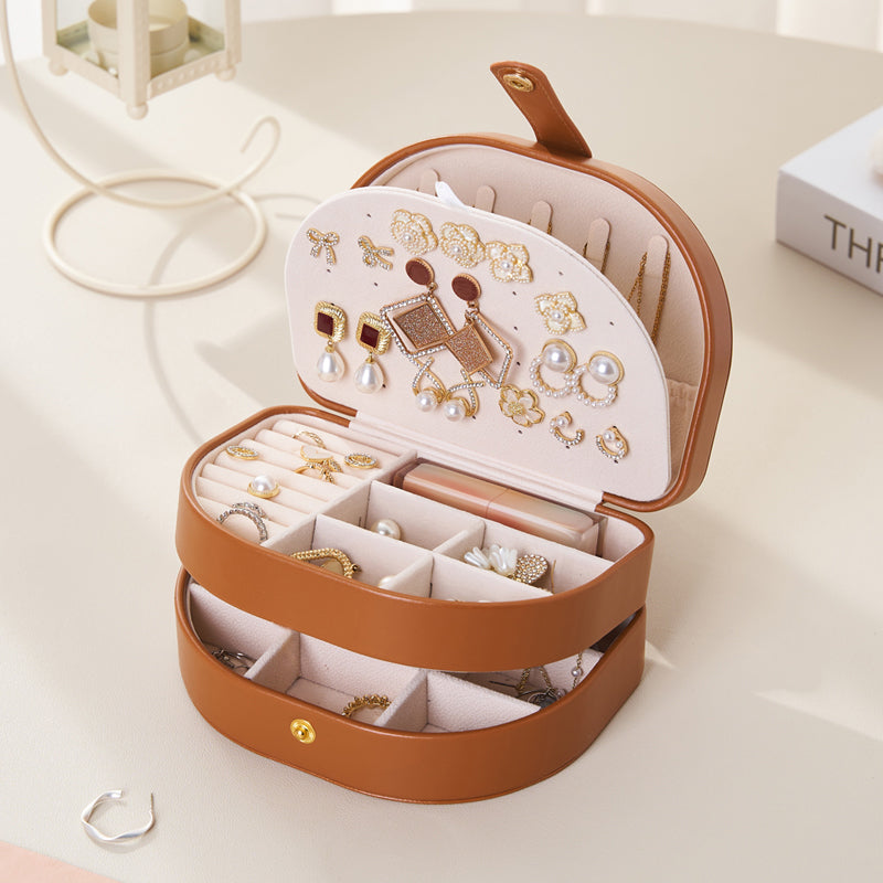 Personalised Portable Jewellery Box for Women Girls, Travel Storage Organiser, Her Birthday Gift