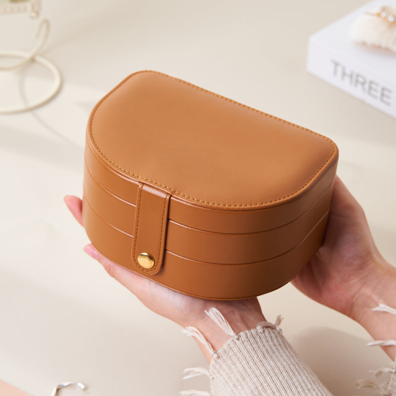 Personalised Portable Jewellery Box for Women Girls, Travel Storage Organiser, Her Birthday Gift