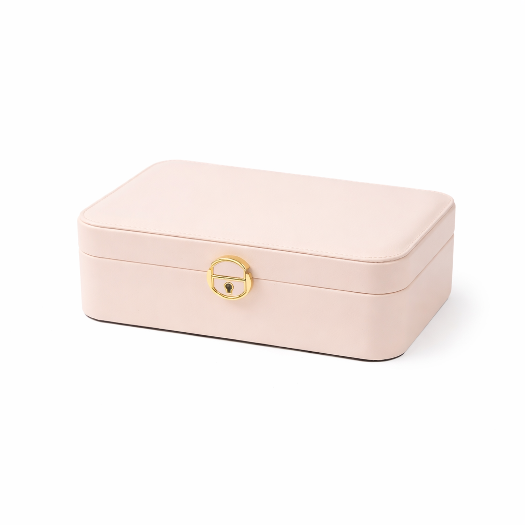 Personalised Jewellery Box 2-Layer with Lock for Women