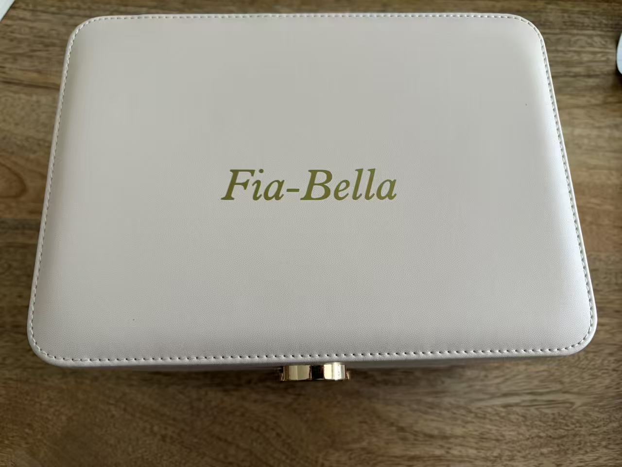 Personalised Jewellery Box for Women Girls with Drawers, Faux Leather Storage Case，Her Birthday/Christmas Gifts